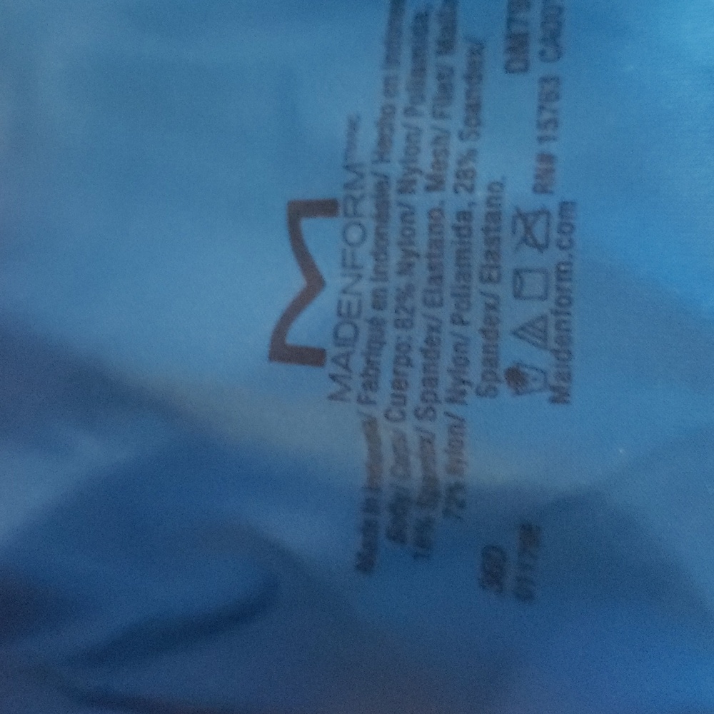 Maidenform Blue and Purple Sports Bra Suze 36D - Picture 3 of 4